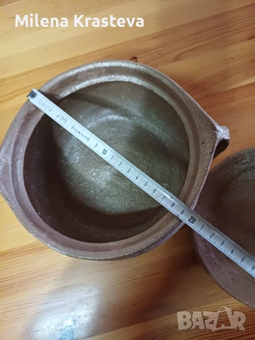 Глинен съд неизползван, снимка 3 - Съдове за готвене - 53164710