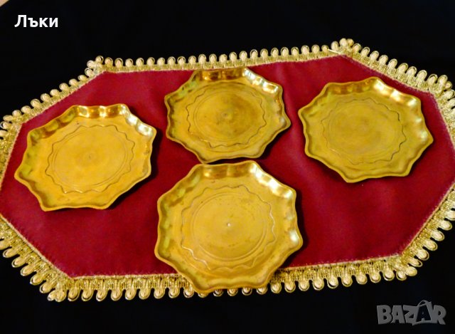 Масивна бронзова чиния 14 см.,200 гр.