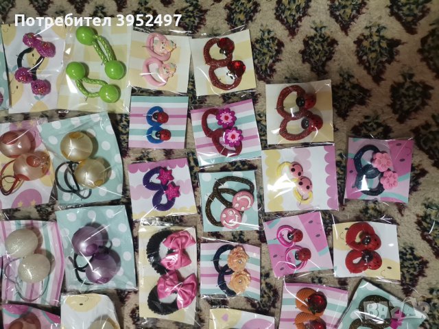 Ластици за коса, снимка 17 - Аксесоари за коса - 43929622