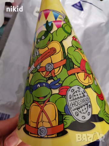Костенурките Нинджа Голяма парти шапки шапка рожден ден, снимка 2 - Други - 21782133