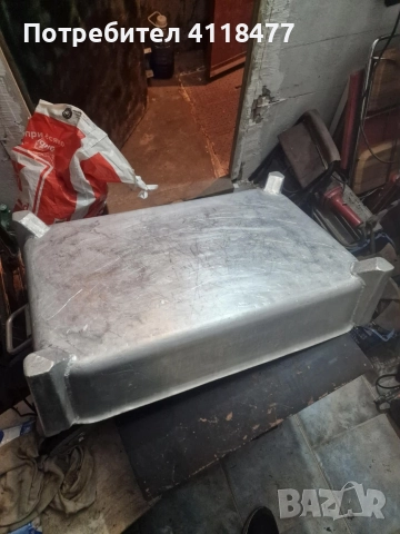 Голяма алуминиева тава, снимка 2 - Съдове за готвене - 52865444