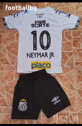 NEYMAR JR.💛⚽️ детско юношески футболни екипи САНТОШ 🇧🇷🇧🇷 BRAZIL , снимка 5 - Футбол - 44956947