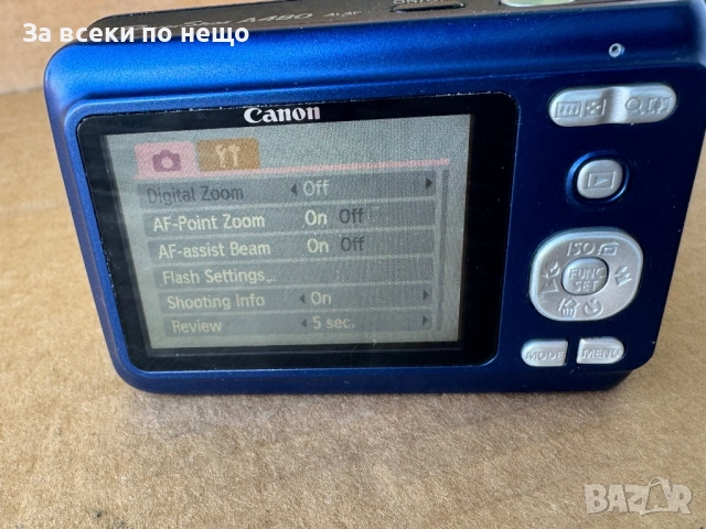 Цифров фотоапарат Canon PowerShot A480 , 10 MP , Canon A480, снимка 10 - Фотоапарати - 51818821