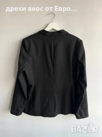 NEXT Tailoring 3XL дамско черно сако, снимка 3 - Сака - 50187897