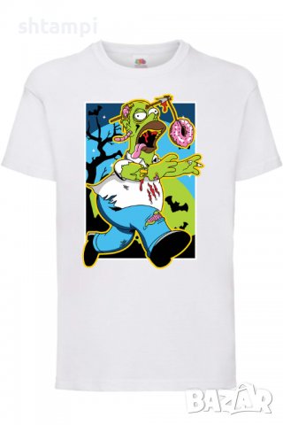 Детска тениска The Simpsons Homer Simpson 01,Halloween,Хелоуин,Празник,Забавление,Изненада,Обичаи,, снимка 3 - Детски тениски и потници - 38158167