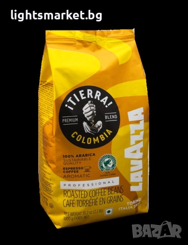 Lavazza Tierra Columbia 1кг кафе на зърна