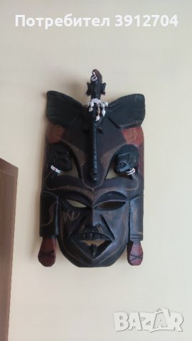 екзотични дървени маски от кения, снимка 1 - Други - 43438034