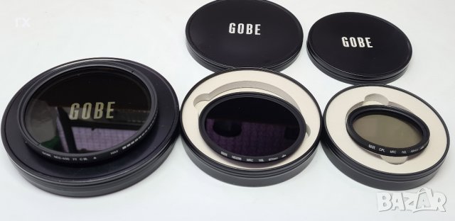 Филтри  Gobe CPL, ND2-400 49mm,55, 58mm, 67mm, 77mm 82, снимка 4 - Обективи и филтри - 33492764