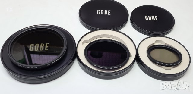 Филтри  Gobe CPL, ND2-400 49mm,55, 58mm, 67mm, 72 , 77mm 82, снимка 4 - Обективи и филтри - 33492764