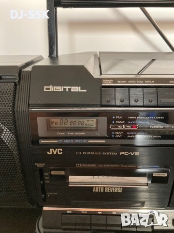 JVC PC-V2 VINTAGE RETRO BOOMBOX Ghetto Blaster радио касетофон , снимка 7 - Радиокасетофони, транзистори - 43965780
