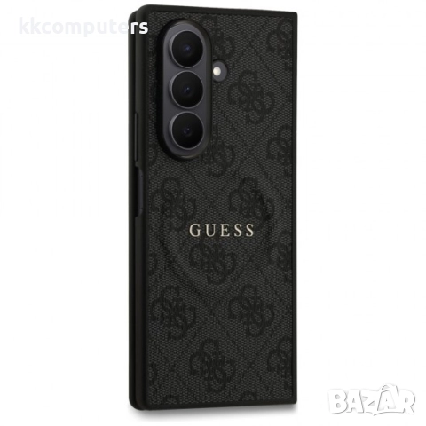 Оригинален кейс Guess 4G Ring Classic Logo MagSafe, За Samsung Galaxy Z Fold7, Черен и Протектор, снимка 3 - Резервни части за телефони - 51923331