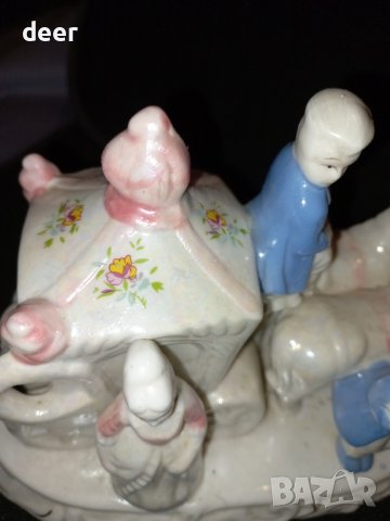 Порцеланова  колесница, снимка 2 - Статуетки - 43715243