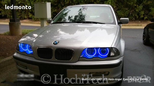 BMW E36, E38, E39 и E46  ангелски очи 5050 RGB Halo Rings - Стилен и Модерен Апгрейд, снимка 6 - Части - 43171158