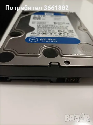 Хард диск Western Digital 4TB HDD WD Blue, снимка 2 - Твърди дискове - 49278350
