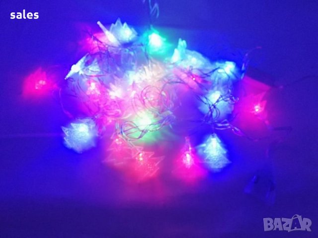 Коледни LED светлини, елхички, снимка 5 - Други стоки за дома - 27057973