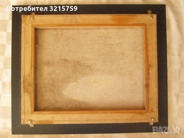Картина масло,платно , подписана, 60х50см, снимка 7 - Картини - 35501794