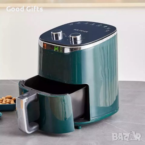 Air Fryer - Фритюрник с горещ въздух - 6 литра, 1350 W, снимка 5 - Фритюрници - 40839557