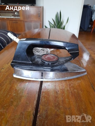 Стара електрическа ютия #14, снимка 3 - Антикварни и старинни предмети - 43156361