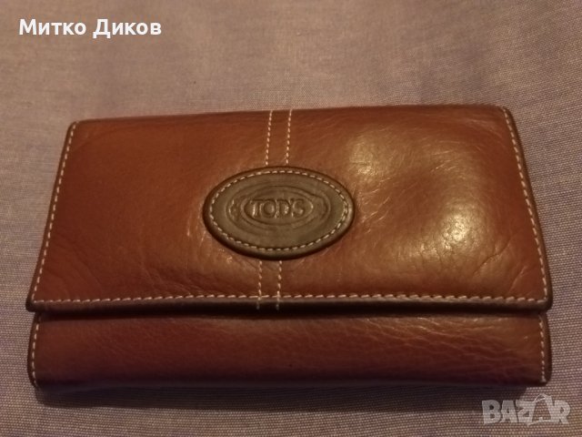 Tod's марково портмоне 150х90мм ново естествена кожа