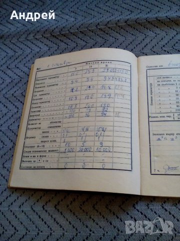 Стар дневник за метеорологични наблюдения, снимка 3 - Други ценни предмети - 27552393