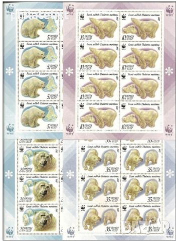 СССР 1987 WWF - Малки листа , комплект