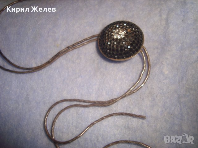 СТАРО ФИНО ЕЛЕГАНТНО СРЕБЪРНО АРТ КОЛИЕ СРЕБРО 925 ИТАЛИЯ с КРИСТАЛЧЕТА 71171, снимка 12 - Колиета, медальони, синджири - 37395471