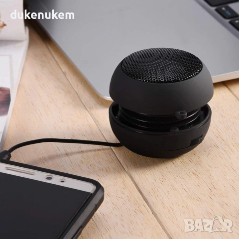 Преносима жична тонколона с 3.5 мм AUX – компактна, за пътуване, снимка 5 - Тонколони - 53163462