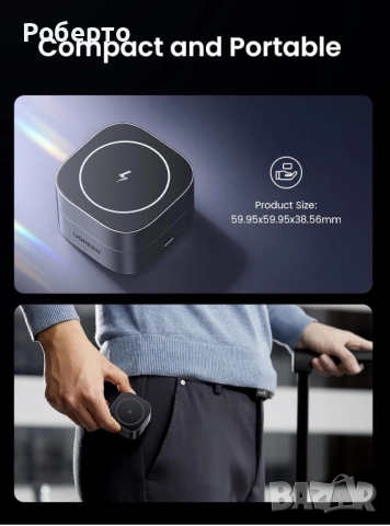 2в1 Зарядна станция Ugreen, снимка 8 - Оригинални зарядни - 52959602