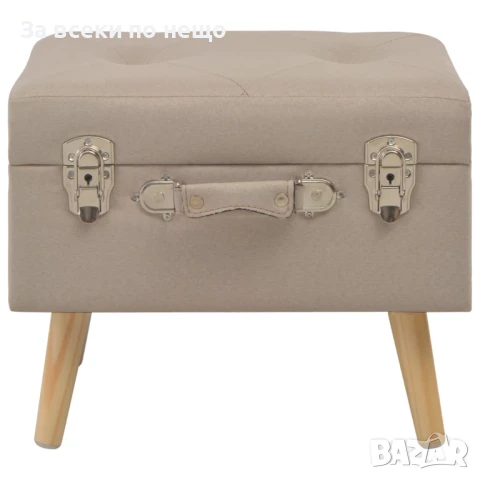Табуретки за съхранение, 3 бр, бежови, плат Код P898, снимка 10 - Дивани и мека мебел - 50994433