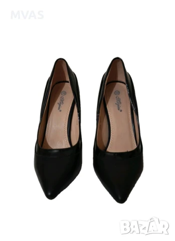 Черни дамски обувки на висок ток 38 размер секси обувки , снимка 5 - Дамски обувки на ток - 50997965