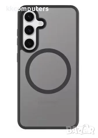 Калъф силикон Mutural Magnetic Прозрачен Мат / Черна-рамка / за Samsung S24 Баркод : 3128082 23.99 л