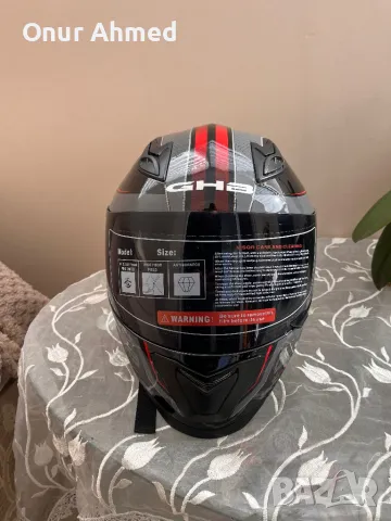 Каска за мотор GHB XL, снимка 6 - Аксесоари и консумативи - 44861059