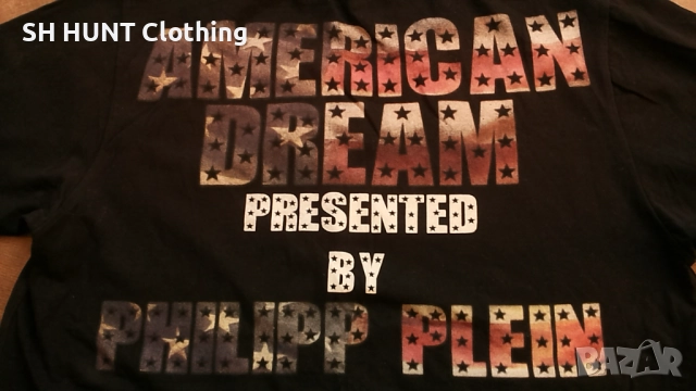 PHILIPP PLEIN MADE IN ITALY T-Shirt размер М - L мъжка тениска 9-41, снимка 12 - Тениски - 52794369