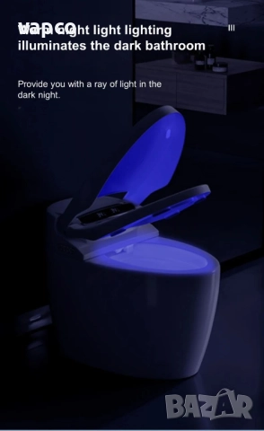 Мултифункционална смарт тоалетна F03 с биде, подгрев, сушене, масаж, снимка 12 - Други - 52484341