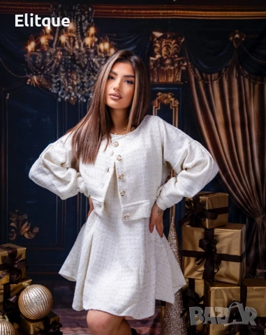 дамски комплект сако и рокля 