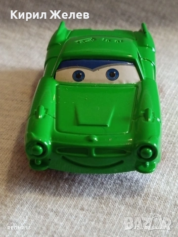 Метална количка на героя Фин Макмисъл от анимациония филм Колите за КОЛЕКЦИЯ 31142, снимка 2 - Колекции - 53557355