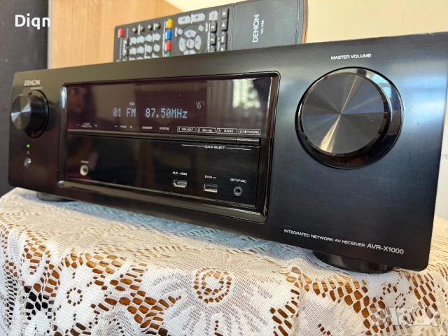 Denon AVR-X1000 , снимка 7 - Ресийвъри, усилватели, смесителни пултове - 51539126