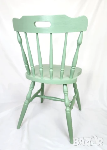 Дървен трапезен стол кантри, снимка 5 - Столове - 50841064