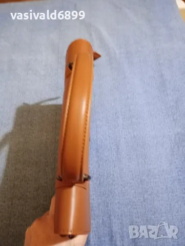 Кафява дамска чанта , снимка 3 - Чанти - 48637180