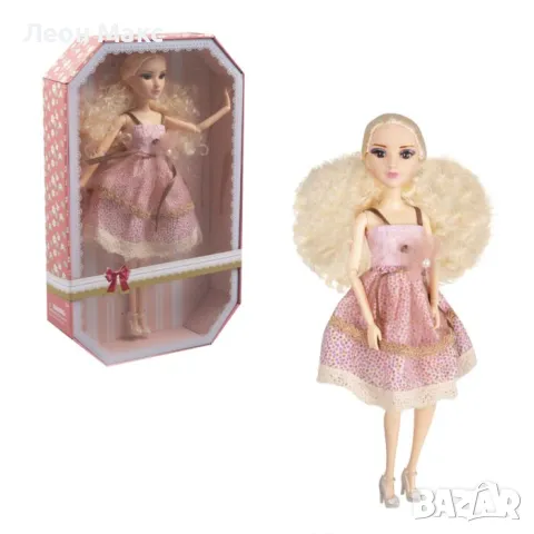 Кукла Сариел 30см руса с букли в розово, снимка 8 - Кукли - 48438475