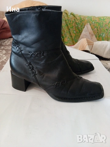 Черни боти GABOR естествена кожа Made in AUSTRIA н.7, снимка 2 - Дамски боти - 53484829