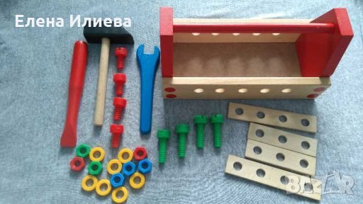 Дървени инструменти – детски комплект – за 3+ год., снимка 2 - Други - 27766896