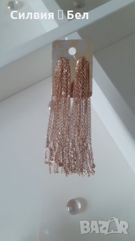 Висящи обеци , снимка 6 - Обеци - 32654142