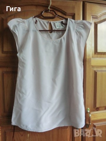 копринена блузка бледорозова, снимка 2 - Тениски - 37322412
