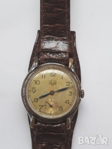 Мъжки часовник GUB Glashutte 60 ANTIMAGNETIC GERMANY, снимка 2 - Антикварни и старинни предмети - 37692758