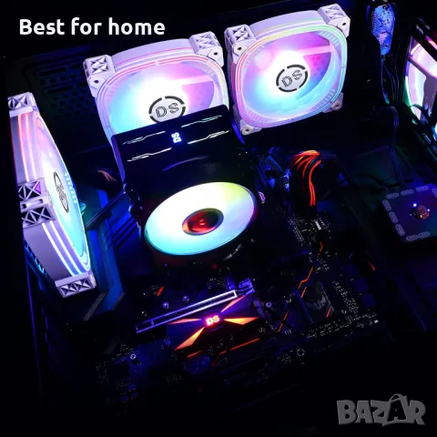 DS адресируеми RGB 120MM LED вентилатори с контролер, снимка 4 - Други - 49230781