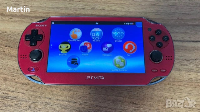 Sony PS Vita PCH-1000 Cosmic Red CIB(Complete in Box) 8GB, снимка 3 - PlayStation конзоли - 53333934