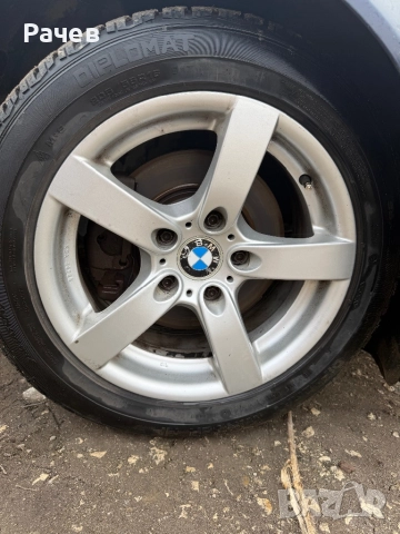 Алуминиеви Джанти за BMW със зимни гуми 16 цола 5х120, снимка 2 - Гуми и джанти - 52923831