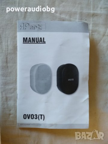 Тонколони Apart ovo3(t) - чифт, снимка 3 - Тонколони - 43952023