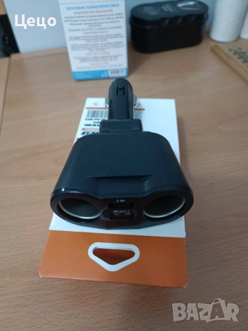 Разклонител за запалка + волтметър, снимка 2 - Аксесоари и консумативи - 52595298